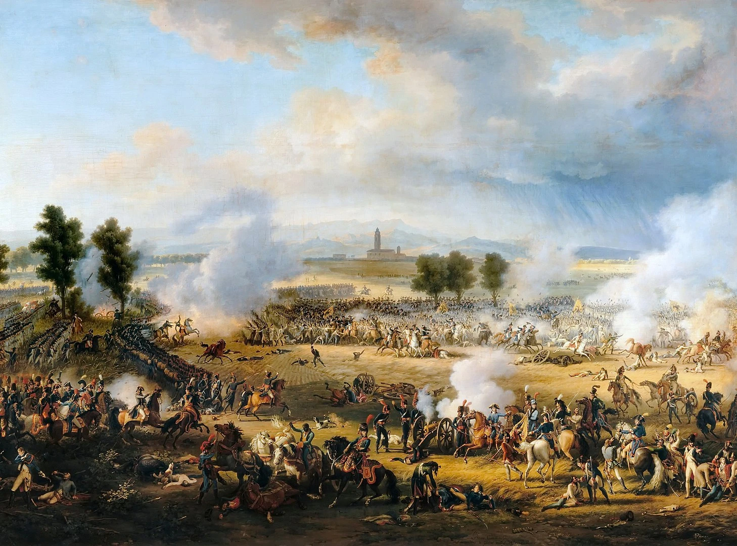 La Bataille de Marengo représentée par Louis-François Lejeune — Source inconnue, Domaine public, https://commons.wikimedia.org/